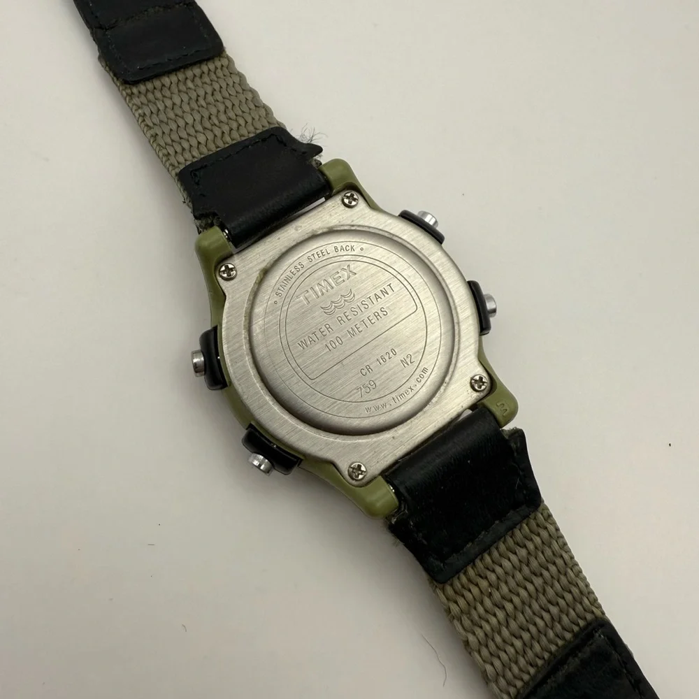 Timex Expedition Chrono Alarm Timer 41mm Digital Women's Watch (New Battery)